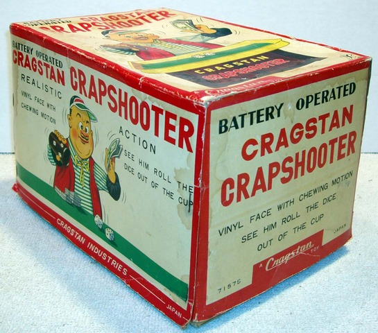 Cragstan Crapshooter w/ Box © 1950's Yonezawa 71575